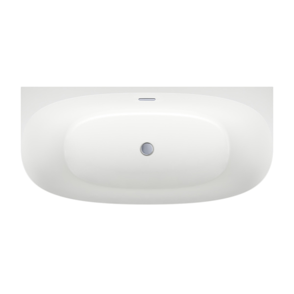 Акриловая ванна в наборе 4 в 1: пристенная ванна, ножки, экран, слив-перелив Wellsee Belle Spa 2.0 235801001