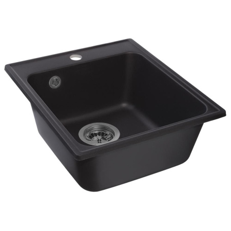 Кухонная мойка Reflection Quadra RF0243BL, черный