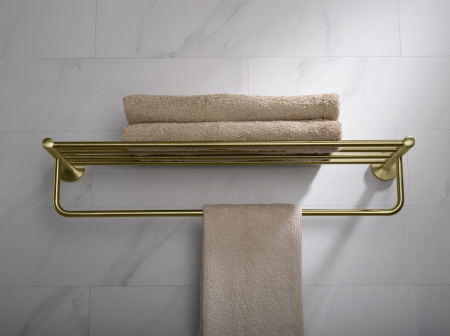 Полка для полотенец Timo Saona 13058/17, матовое золото