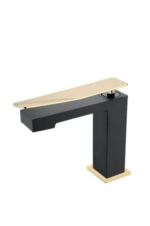Смеситель для умывальника Boheme Q 141-BG-Q2 Black Gold