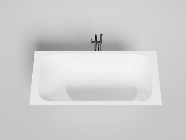 Ванна встраиваемая Salini ORLANDA KIT 180x80 покраска по RAL полностью, S-Stone, матовый 102122MF