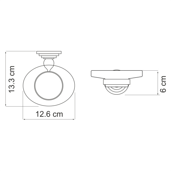 Мыльница WasserKRAFT Ammer K-7029