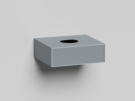 Подвесной модуль Salini Armonia 600x200 с вырезом под сифон, сталь, 27A.1.600.200.01.1