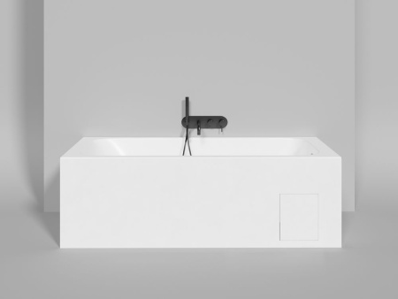 Ванна встраиваемая Salini ORLANDA 180x80, S-Sense, матовый белый 102012M