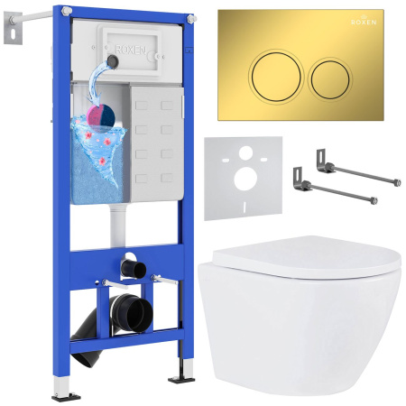 Комплект 6 в 1 Roxen StounFix Dual Fresh 968011 (состоит из: 710200, Santi 410260G, 530185-02)