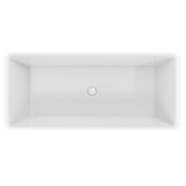 Ванна AQUAme акриловая отдельностоящая AQM3502GW