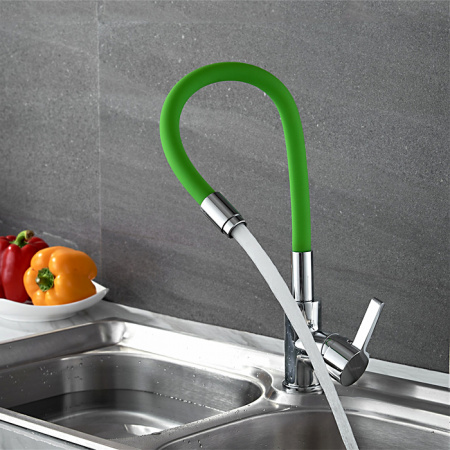 Смеситель для мойки с гибким изливом Ledeme Rainbow L4898-5