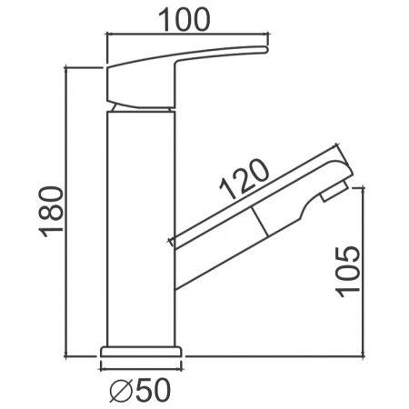 Смеситель для умывальника Ledeme H55 L1055-18