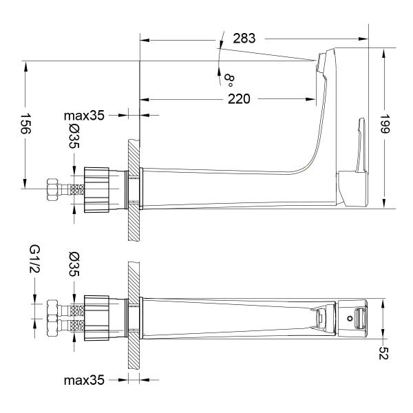 Смеситель Lemark Evitta LM0509C для раковины