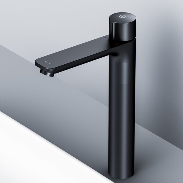 F85A92522_xxx X-Joy TouchReel Смеситель для умывальника AM.PM, высокий, чёрный.