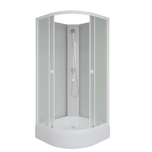 Душевая кабина Niagara Promo P100/26/MT/BK (100х100х195) 4 места