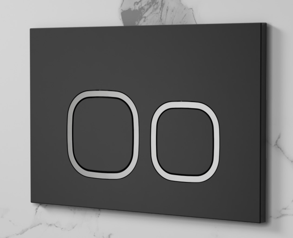 Кнопка CR01BK смыва для инсталляций Ceruttispa (черная, матовая)