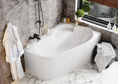 Акриловая ванна VAGNERPLAST SELENA 147x100 Right