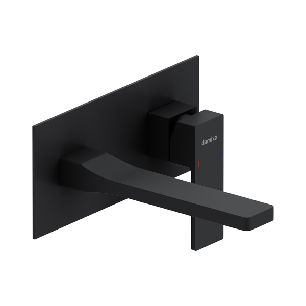 530260300 Gala Смеситель для умывальника Damixa монтируемый в стену, чёрный