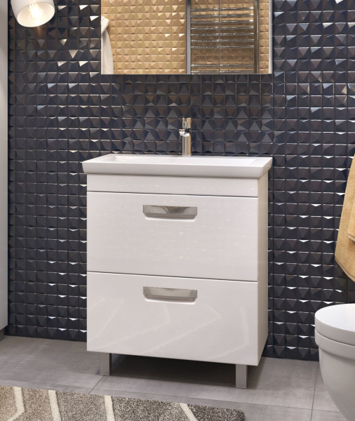 Тумба под раковину напольная VIGO Plaza tn.PLA.COM.60.2Y, 60 см