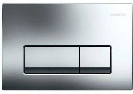 Смывная клавиша Geberit Delta 50 115.119.21.1, пластик, для двойного смыва, хром глянцевый