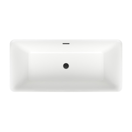 Акриловая ванна в наборе 4 в 1: отдельностоящая ванна, ножки, экран, слив-перелив Wellsee DeSire 231502003