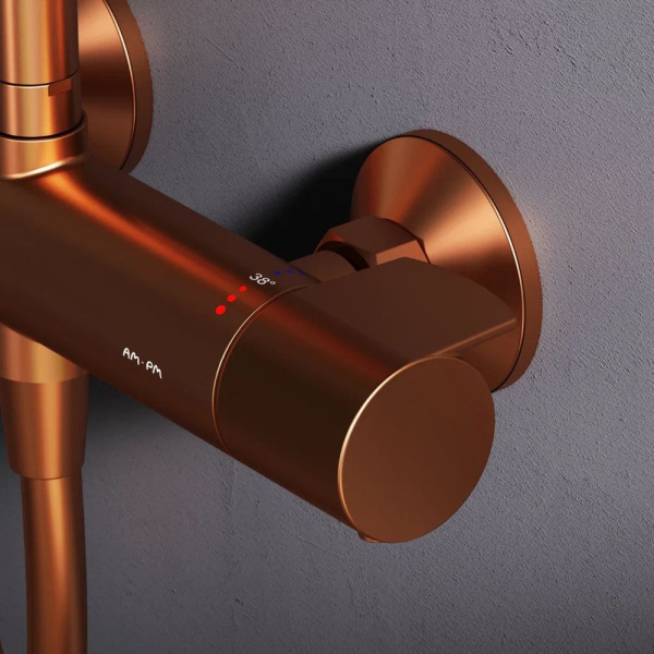 Душевая система AM.PM F0785A444 X-Joy с термостатом