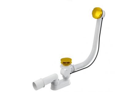 Слив-перелив (полуавтомат, 100 см.) Vega V55R Гл000026277, золото