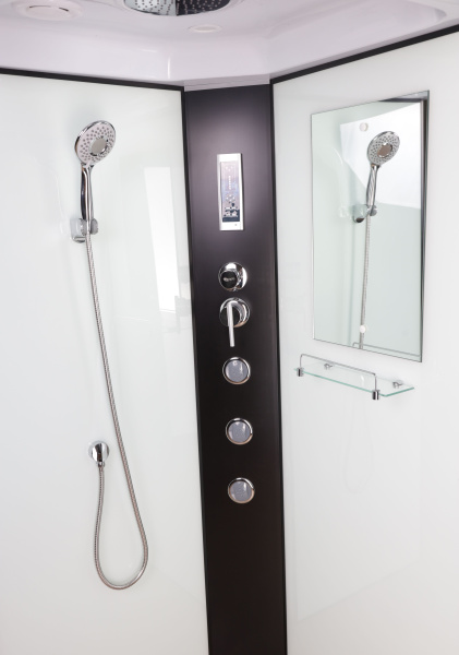 Душевая кабина Niagara Classic NG-2508-14BKG (90х90х200) высокий поддон(40см),стекло тонированное