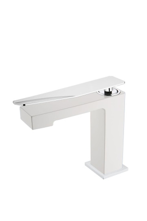 Смеситель для умывальника Boheme Q 141-WCR-Q2 White Chrom