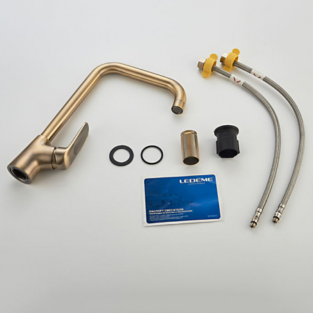 Смеситель для мойки Ledeme H48C L4048C