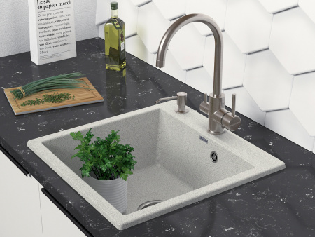 Смеситель для кухни Paulmark ESSEN Es213211-NI, никель