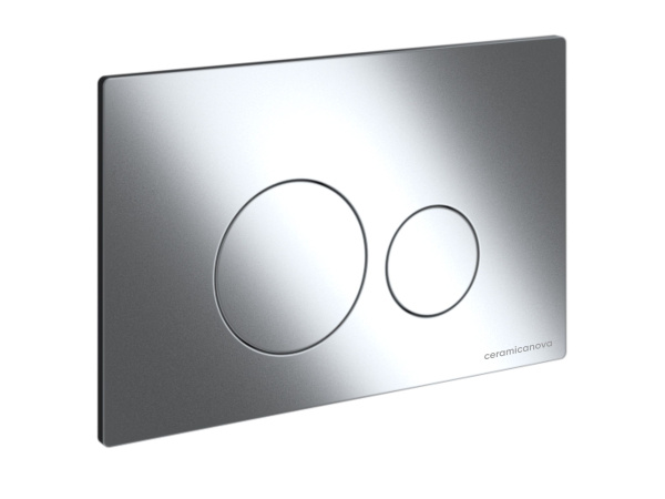 Система инсталляции для унитазов CERAMICANOVA Envision с кнопкой смыва Round цвет хром и креплениями, CN1001CH