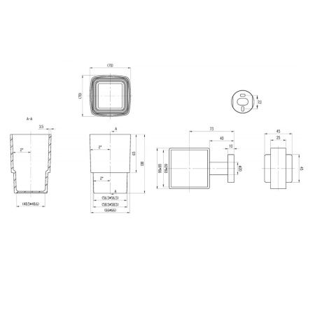 Держатель для стакана Villeroy&Boch Elements TVA15201900061