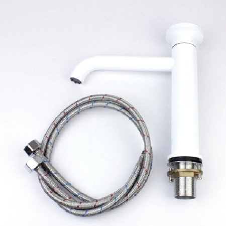 Смеситель для раковины Bronze de Luxe 9009W-G, белый/зеленый