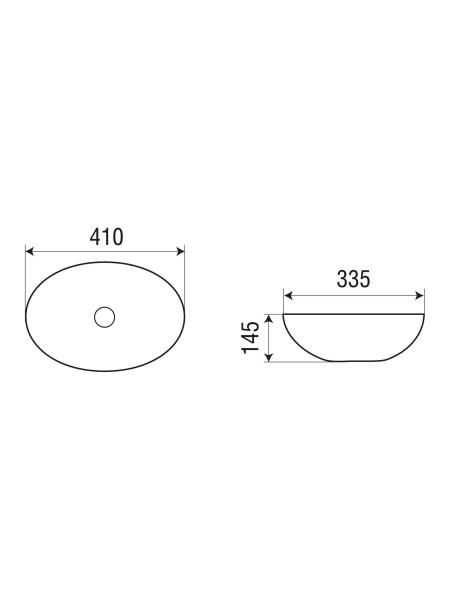 Раковина накладная WeltWasser WW SK ELBACH 3078 M818