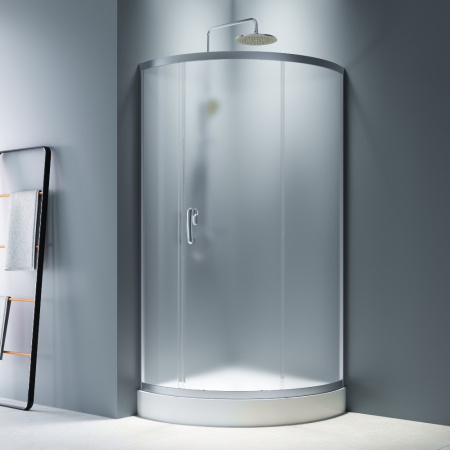 W83UG-315-090MT Like Solo Slide Душевое ограждение AM.PM 90x90x200, стекло прозрачное