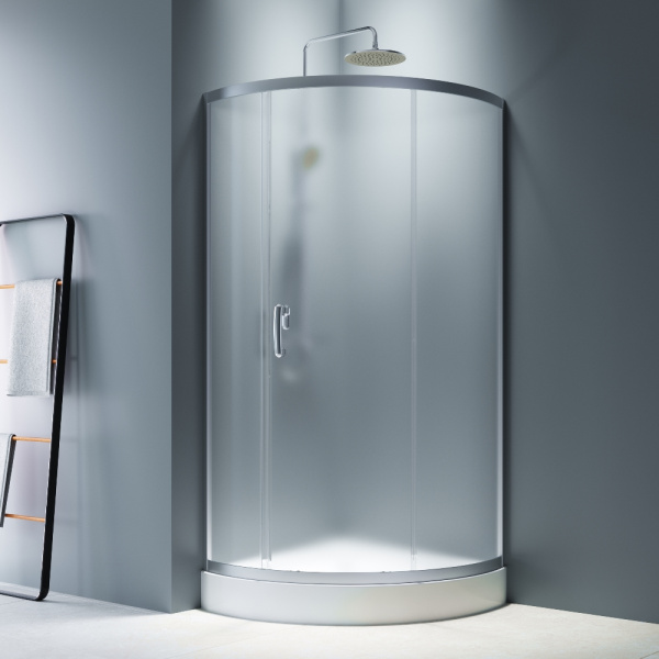 W83UG-315-090MT Like Solo Slide Душевое ограждение AM.PM 90x90x200, стекло прозрачное