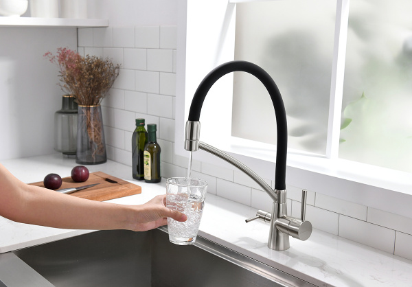 Смеситель для кухни Paulmark SIЕGEN Si213111-NI, никель