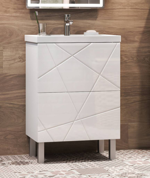 Тумба под раковину напольная VIGO Geometry tn.GEO.COM.60.2Y, 60 см