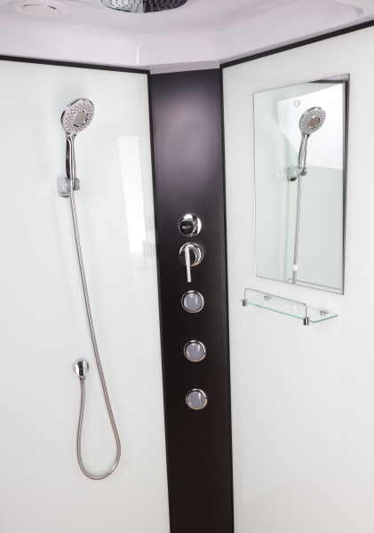 Душевая кабина Niagara Classic NG-2508-14G (90х90х215) высокий поддон(40см),стекло тонированное