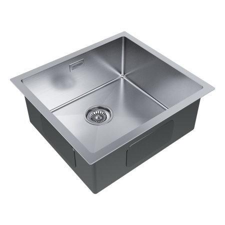 Мойка Paulmark GERBERG 48 UNI PM254844-BS 440х480х200 мм, нержавеющая сталь, брашированная нержавеющая сталь