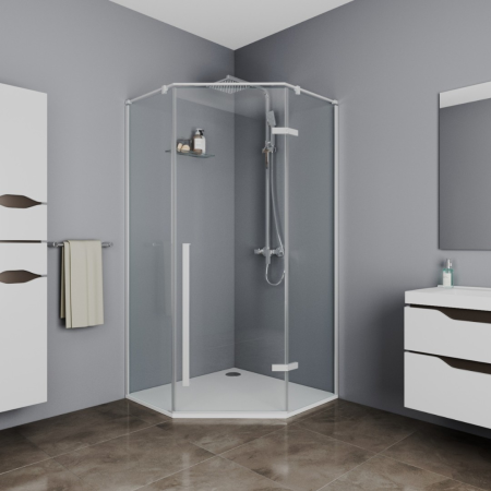 Душевой уголок Cerutti SPA C2AW без поддона 100x100x195