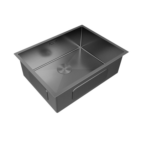 Мойка Paulmark NEXT 58 UNI PM215844-GM 440х580х200 мм, нержавеющая сталь, вороненая сталь