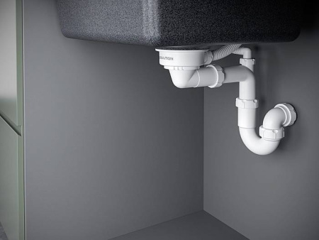 Мойка Paulmark KANTE 40 PM104249-DG 490х415х195 мм, IT-GRANIT, графит