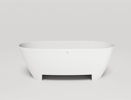 Ванна отдельностоящая Salini SOFIA LIGHT с переливом, S-Sense, глянцевый белый 103711G