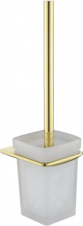 Настенный ёршик для унитаза Grocenberg AC0057 (Золото глянец)