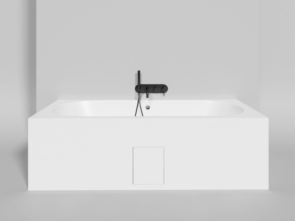 Ванна встраиваемая Salini ORNELLA AXIS 190x90 покраска по RAL полностью, S-Sense, матовый 103412MF