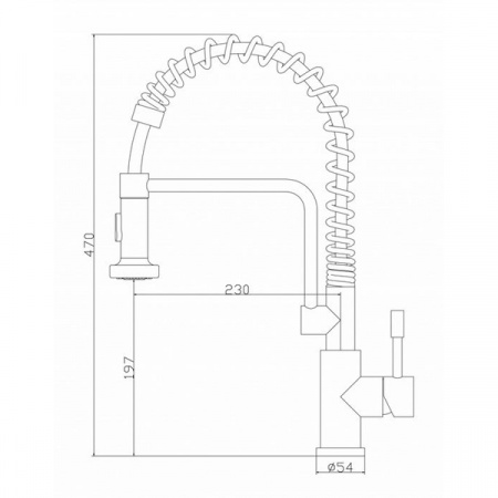 Смеситель для мойки ZorG INOX SZR 1069