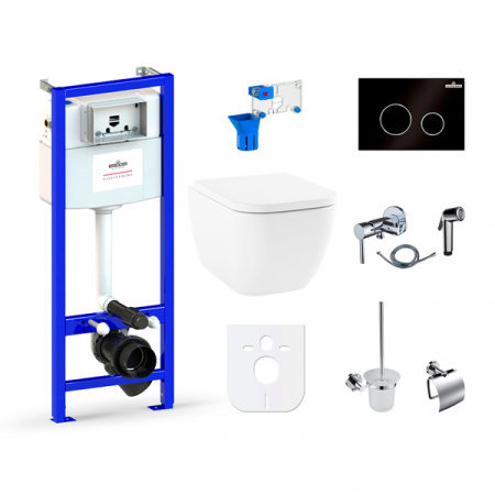 Комплект инсталляции и унитаза 10 в 1 Lavinia Boho Relfix One Compacto 98010032