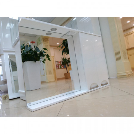 Зеркало-шкаф Misty Куба 120 R белый