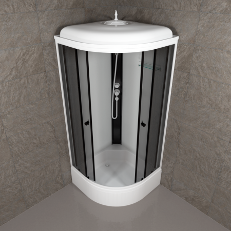 Душевая кабина Тритон Щ0000067301  Грэй-Вайт 90*90 В