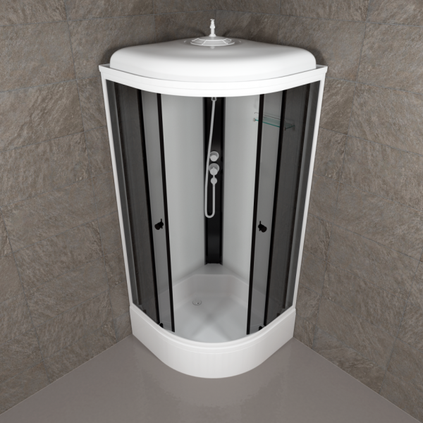 Душевая кабина Тритон Щ0000067301  Грэй-Вайт 90*90 В