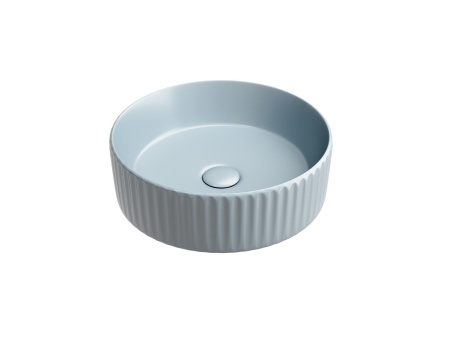 Умывальник чаша накладная круглая Ceramicanova Element 360*360*115мм, серо-голубой матовый, CN6057MHL