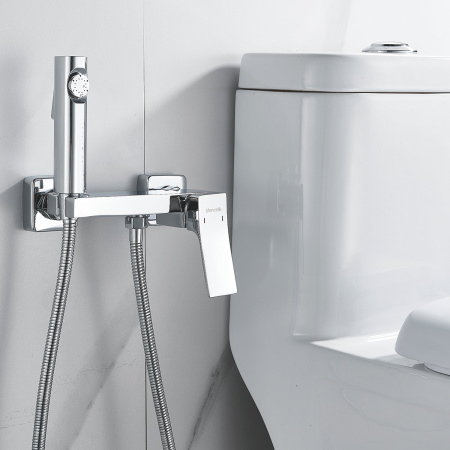 Гигиенический душ со смесителем Shevanik S4005-1, хром